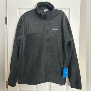 Columbia Men’s Steens Mountain 2.0 Full Zip Fleece Jacket – Size L Black NEW NWT
